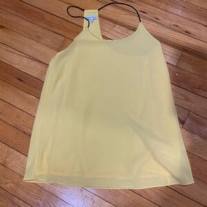 Naked Zebra Mustard Sleeveless Blouse